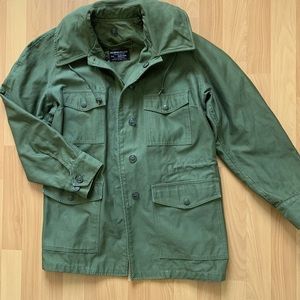 Authentic Button-Up Army Jacket